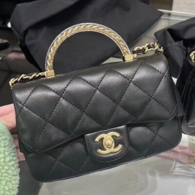 シャネルハンドバッグ ミニフラップバッグ AS4847 B16355 NW781