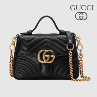 グッチ激安〔GGマーモント〕 トップハンドルバッグ 547260 DTDIT