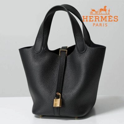 エルメス ピコタン PICOTIN LOCK PM 18  ブラック  H056289CC