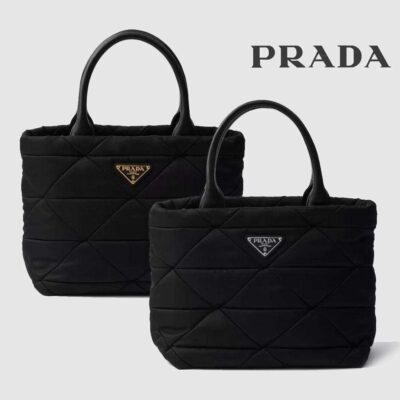 プラダ スモール  パデッド Re-Nylon トートバッグ 1BG373_RDJN