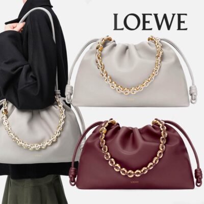 ロエベ フラメンコパース   ラージ ショルダーバッグ A411FPDX01