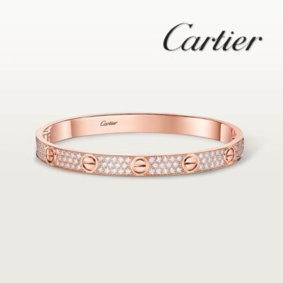 カルティエ Love ブレスレット  後払い クラシックモデル パヴェ N6726817