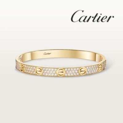 カルティエ Love ブレスレット 代引き  クラシックモデル パヴェ N6726917