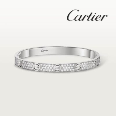 カルティエ Love ブレスレット クラシックモデル パヴェ N6727017